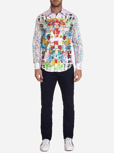 Shop Robert Graham Limited Edition Tropic Victory Sport Shirt In White