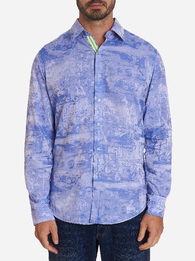 Shop Robert Graham Limited Edition Summer Cruising Sport Shirt In Blue