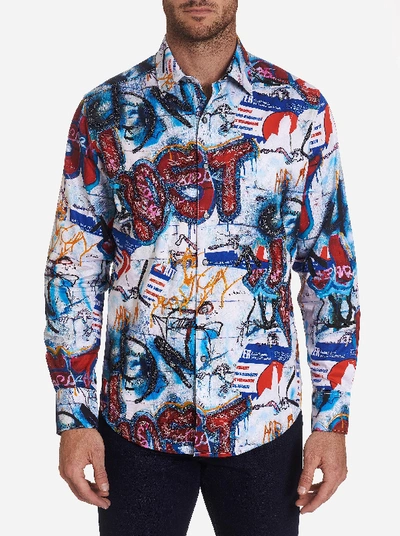 Shop Robert Graham Pichacao Sport Shirt Big In Multi