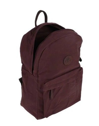 Shop Timberland Backpacks & Fanny Packs In Maroon