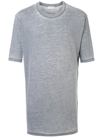 Shop Faith Connexion Longline T-shirt In Grey