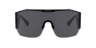 Shop Versace Man Sunglasses Ve2220 In Dark Grey