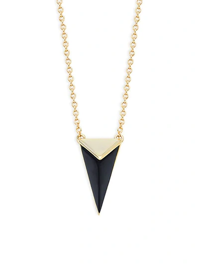 Shop Alexis Bittar 10k Goldplated & Lucite Pendant Necklace