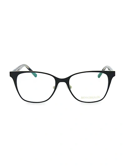Shop Boucheron 52mm Square Optical Glasses In Black