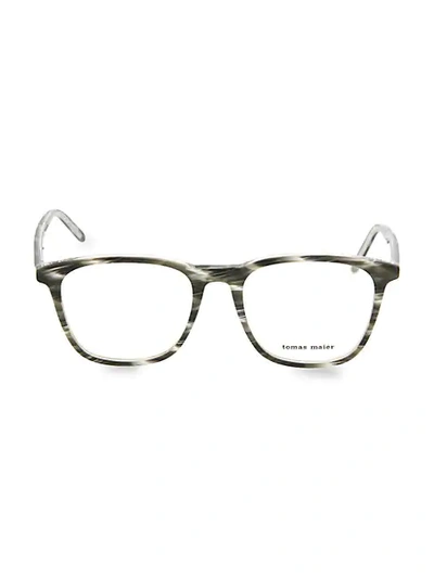 Shop Tomas Maier Women's  51mm Square Glasses In Grey