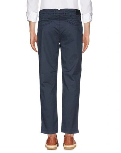 Shop Tru Trussardi Pants In Dark Blue