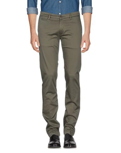 Shop Re-hash Casual Pants In Military Green