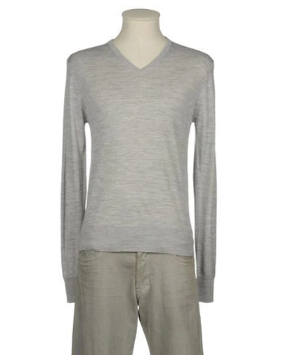 Shop Kaos V-neck In Light Grey