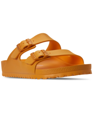 orange birkenstock arizona