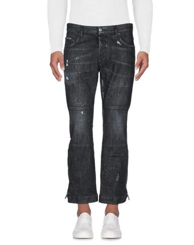 Shop Dsquared2 Man Jeans Black Size 36 Cotton, Elastane
