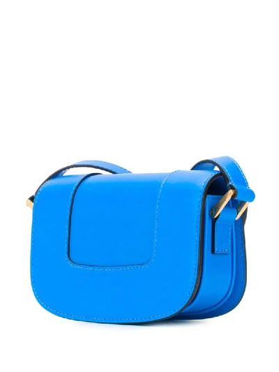 Shop Valentino Garavani Vltn Neck Strap Wallet In Blue