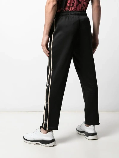 Shop Puma X Rhude Side Buttoned Track Pants In Black
