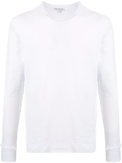 Shop James Perse Crew Neck T-shirt In White