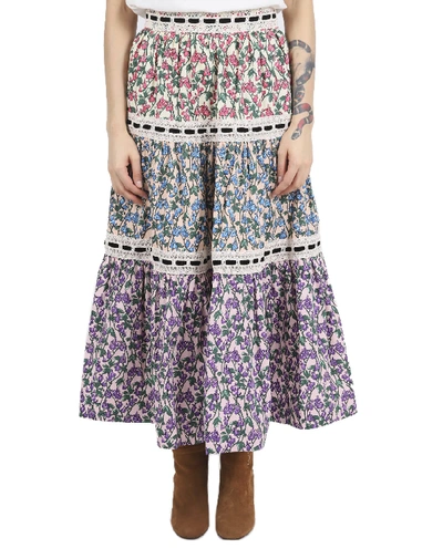 Shop Marc Jacobs Multicoloured Prairie Skirt