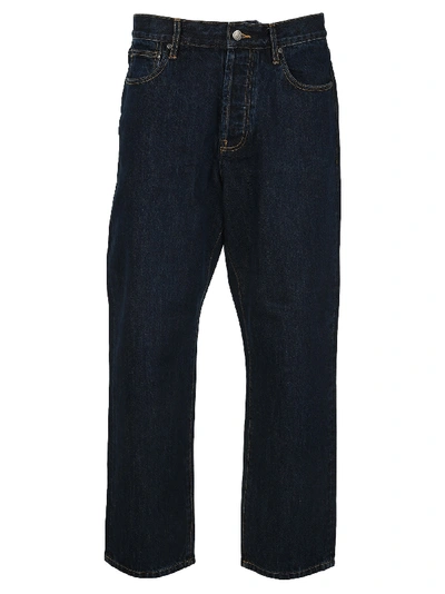 Shop Stussy Wide-leg Jeans In Indigo