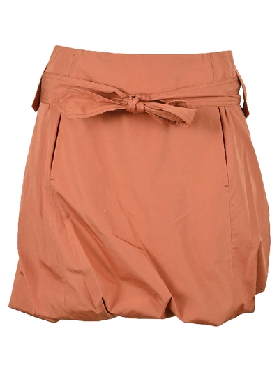 Shop Ferragamo Balloon Skirt In Orange