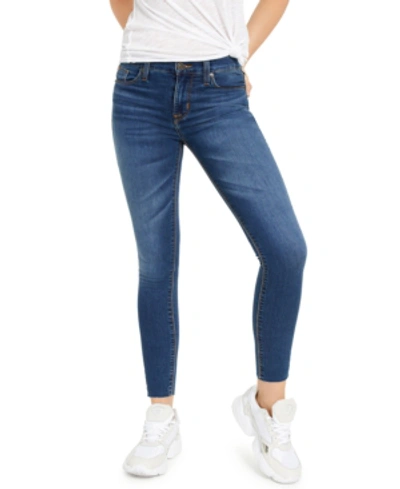 Shop Hudson Raw-hem Skinny Jeans In Temple Cit