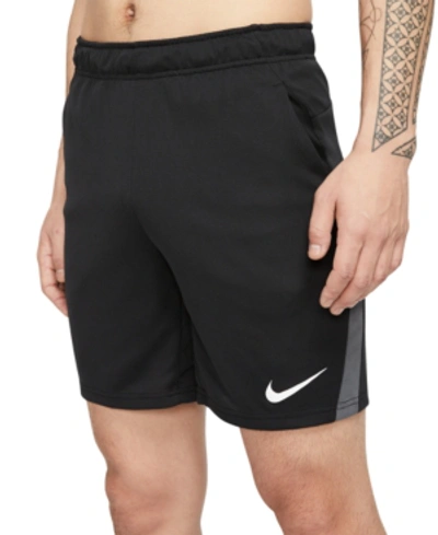 Shop Nike Men's Dri-fit 9" Training Shorts In Black/white