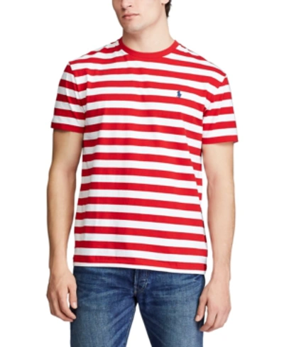 Shop Polo Ralph Lauren Men's Classic-fit Striped T-shirt In Rl 2000 Red Multi