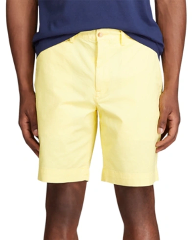 Shop Polo Ralph Lauren Men's Stretch Classic-fit 9¼" Shorts In Bristol Yellow