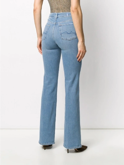 Shop 7 For All Mankind Lisha Denim Jeans In Blue