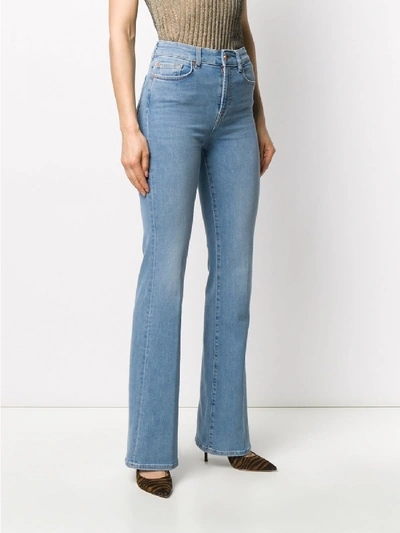 Shop 7 For All Mankind Lisha Denim Jeans In Blue