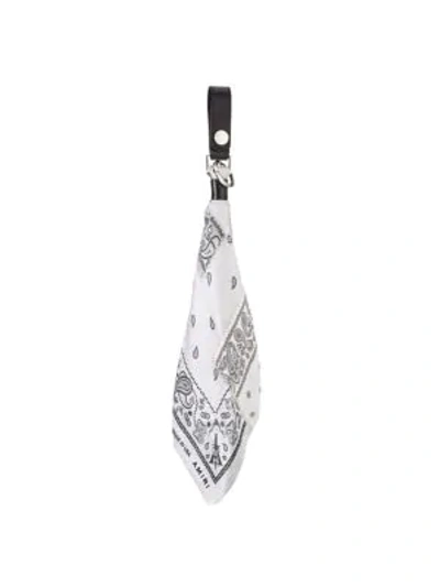 Shop Amiri Men's Bandana Keychain In Black