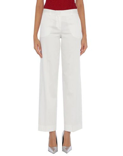 Shop Anneclaire Pants In White