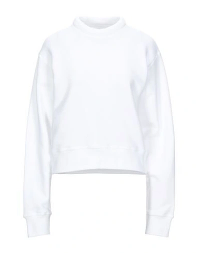 Shop Maison Margiela Sweatshirt In White