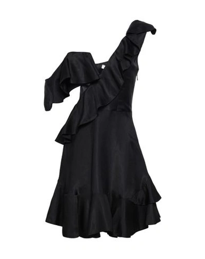 Shop Zimmermann Short Dresses In Black