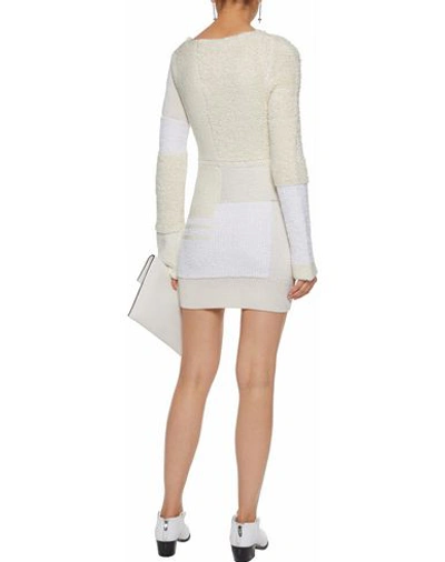 Shop Calvin Klein Collection Short Dress In Ivory