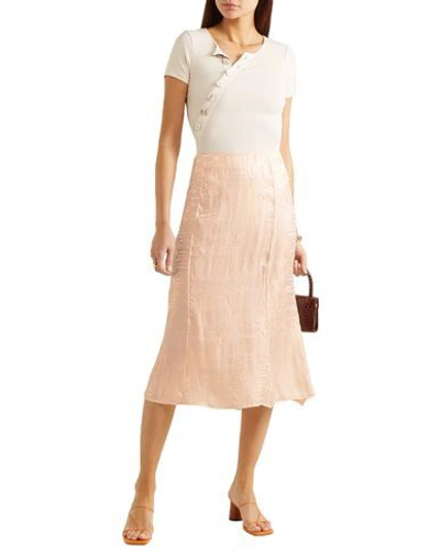 Shop The Line By K Woman Midi Skirt Light Pink Size L Polyester