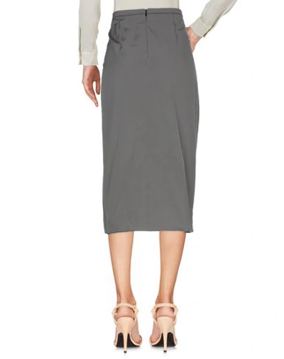 Shop Pauw Midi Skirts In Grey