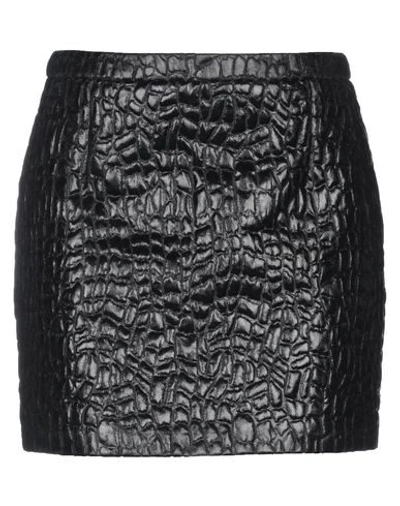 Shop Saint Laurent Mini Skirts In Black