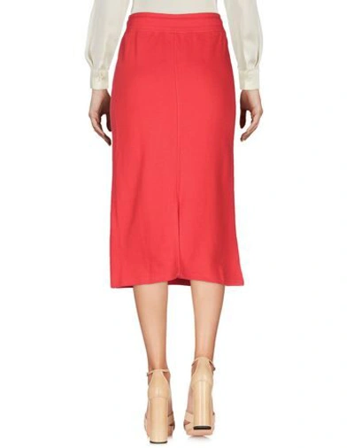 Shop Champion Midi Skirts In Red