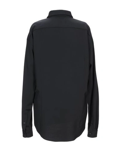 Shop Anthony Vaccarello Solid Color Shirts & Blouses In Black