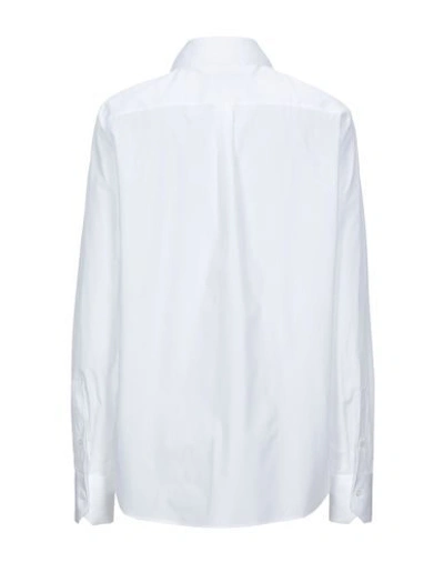 Shop Valentino Garavani Woman Shirt White Size 4 Cotton