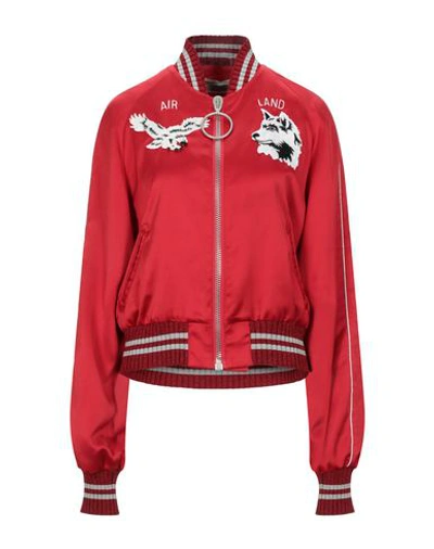 Shop Off-white Bomber In Red