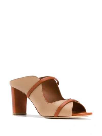 Shop Malone Souliers Open Toe Sandals In Brown