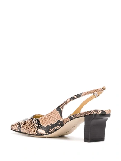 Shop Aeyde Dery Slingback Pumps In Neutrals