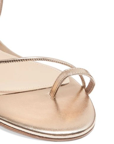 Shop Emme Parsons Toe Strap Sandals In Gold
