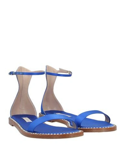 Shop Casadei Sandals In Bright Blue