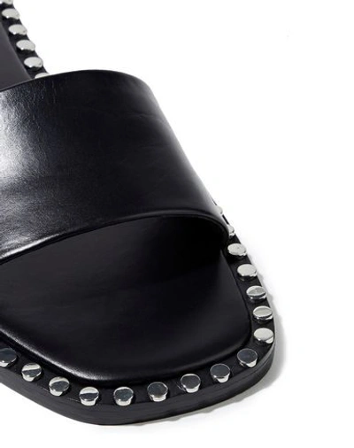 Shop Alexander Wang Woman Sandals Black Size 6.5 Soft Leather