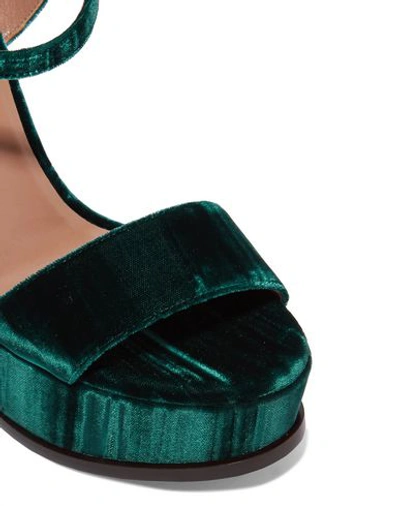 Shop Laurence Dacade Sandals In Emerald Green