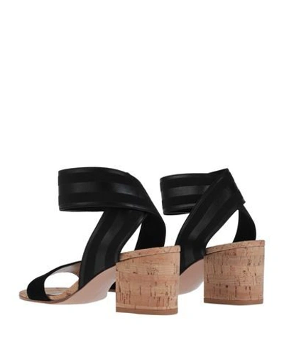 Shop Gianvito Rossi Woman Mules & Clogs Black Size 5.5 Textile Fibers, Soft Leather