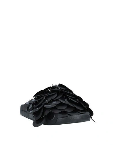 Rabanne Embellished Flat Sole Open Toe Sandal In Black