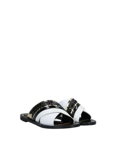 Shop Lanvin Sandals In White