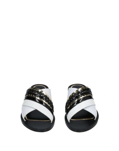 Shop Lanvin Sandals In White