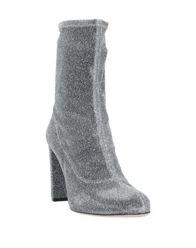 Shop Oscar Tiye Ankle Boots In Silver