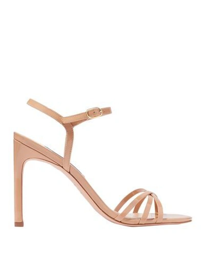 Shop Stuart Weitzman Sandals In Pale Pink